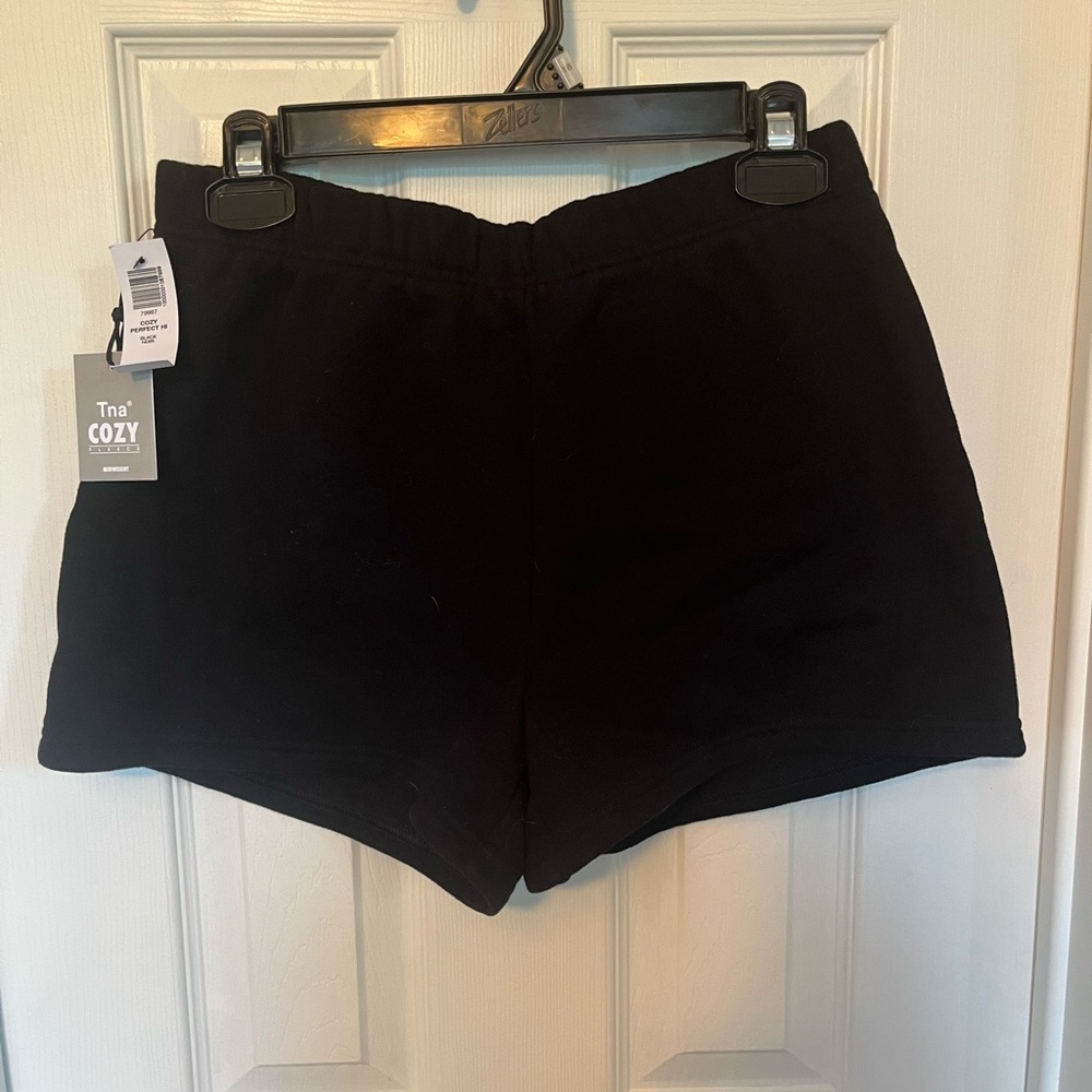 TNA Black Sweat Shorts